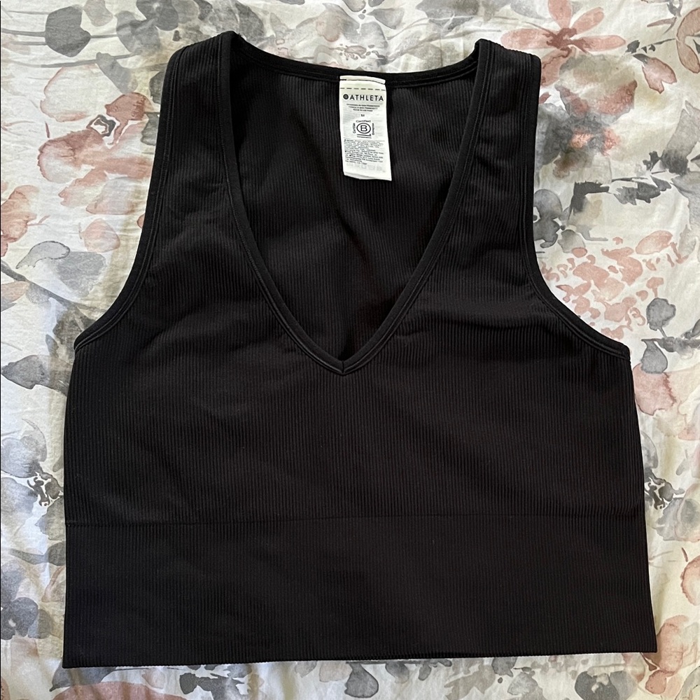 Athleta Ribbed Sports Bra - Picture 2 of 5